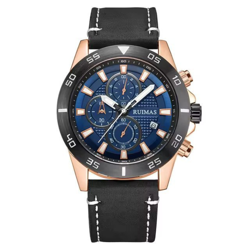 Quartz Chronograph Watch with Digital and Analog Display