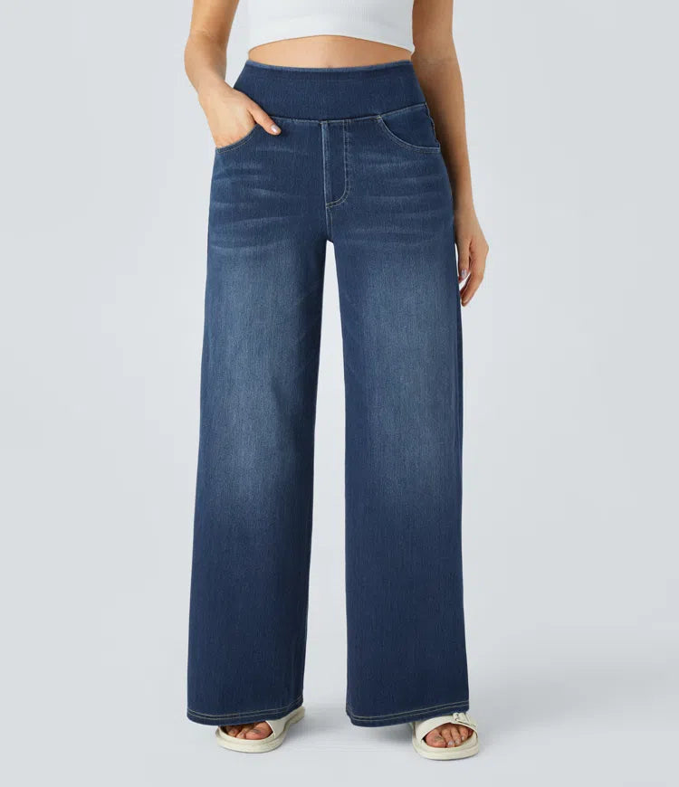 Solène - Wide Leg Jeans with Relaxed Fit