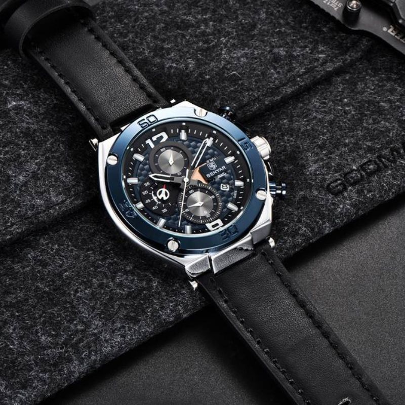 Multifunction Sports Quartz Chronograph Watch
