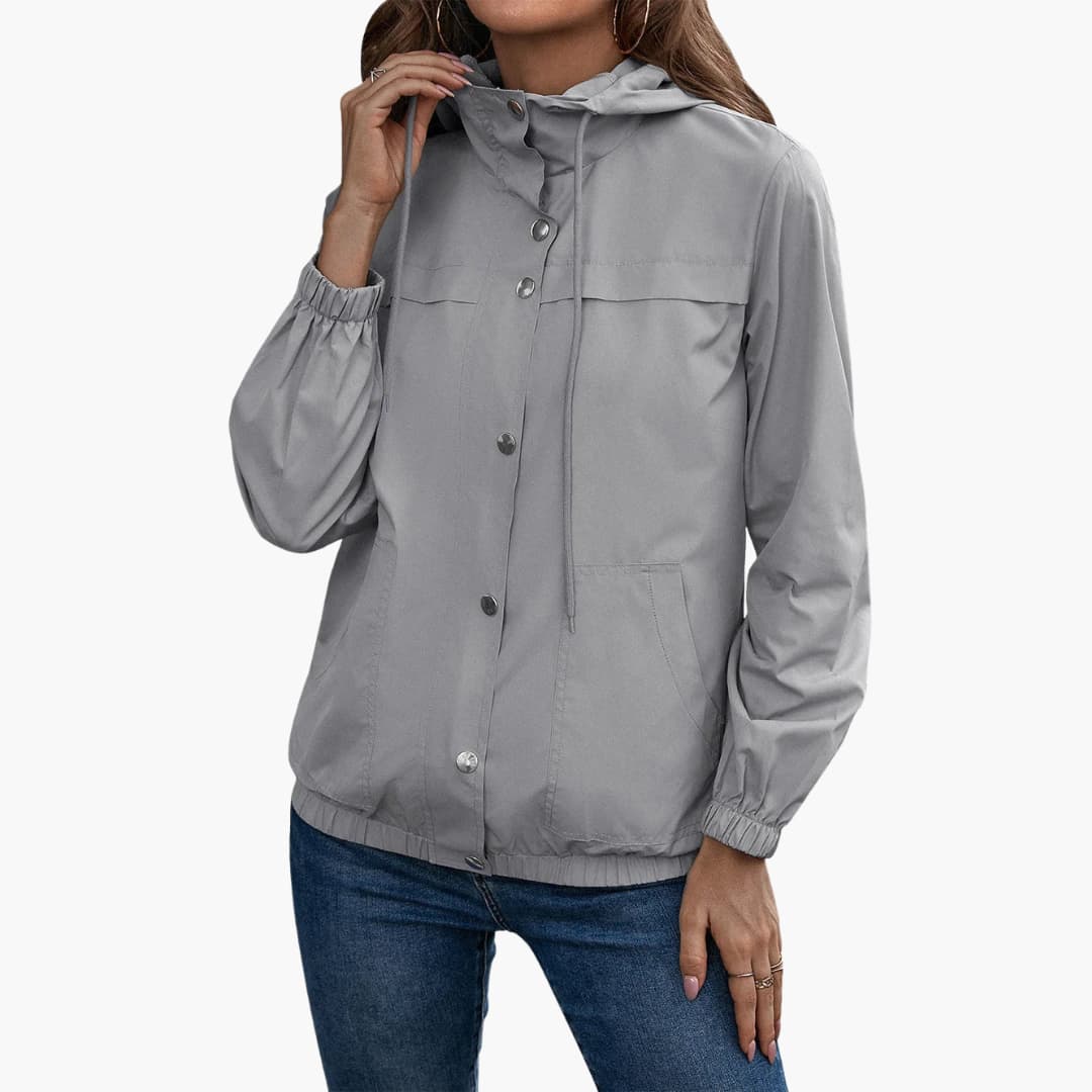 Chic Hooded Trench Coat for Women
