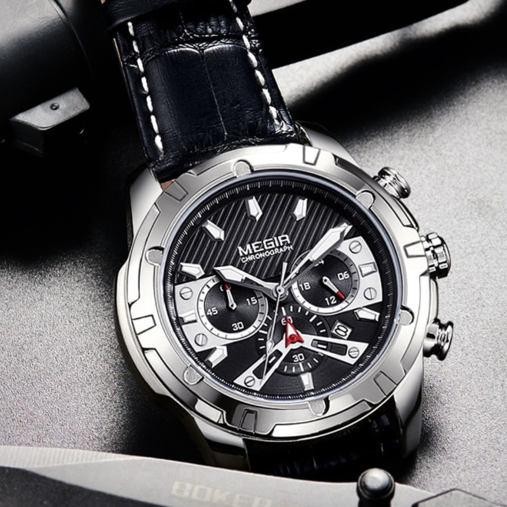 Luxury Military Chronograph Watch for Sports