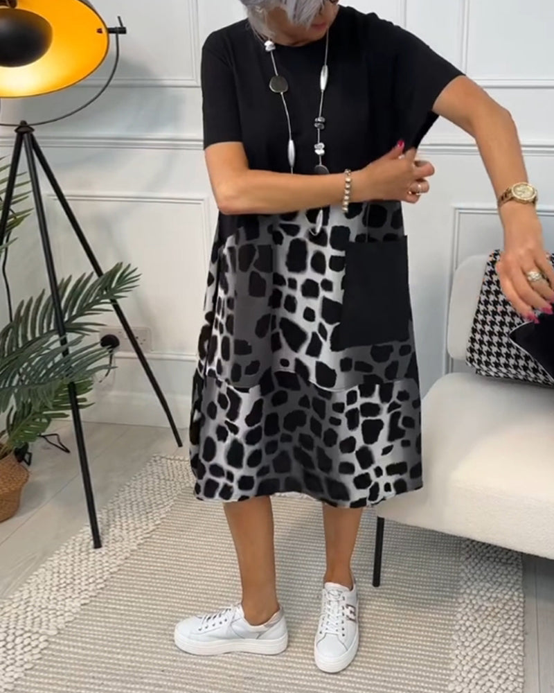 Airy Summer Dress with a Flattering Round Neckline