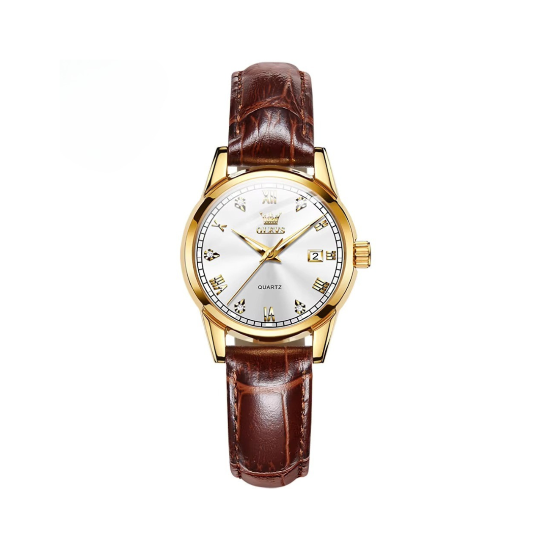 Elegant Business Style Analog Quartz Couple Watch