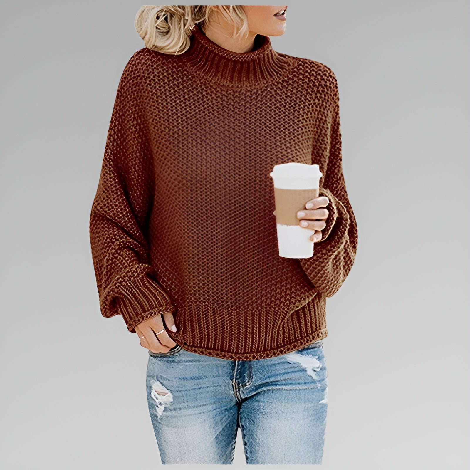 Amy | Classic Shoulder Sweater Fashion