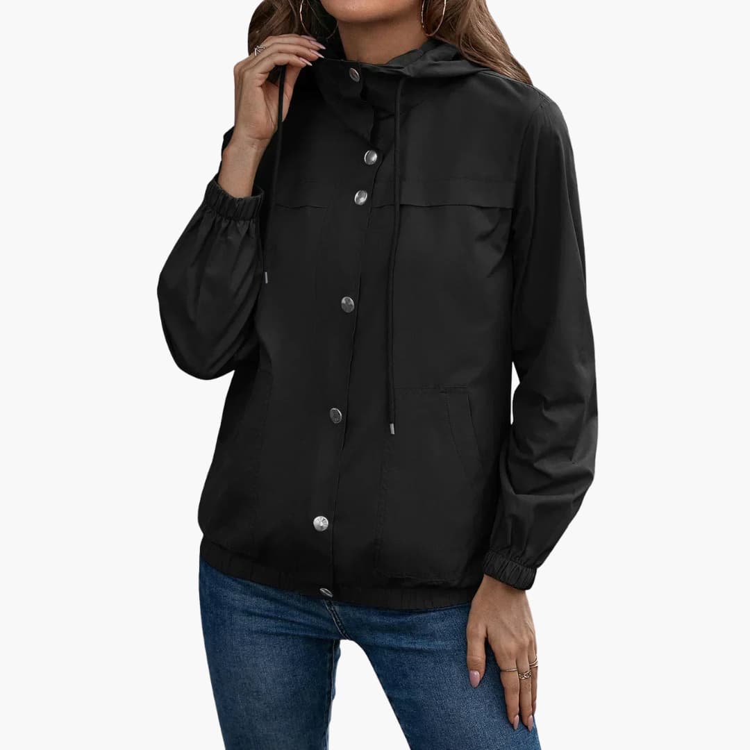 Chic Hooded Trench Coat for Women