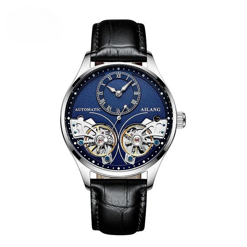 Luxury Double Tourbillon Luminous Mechanical Watch