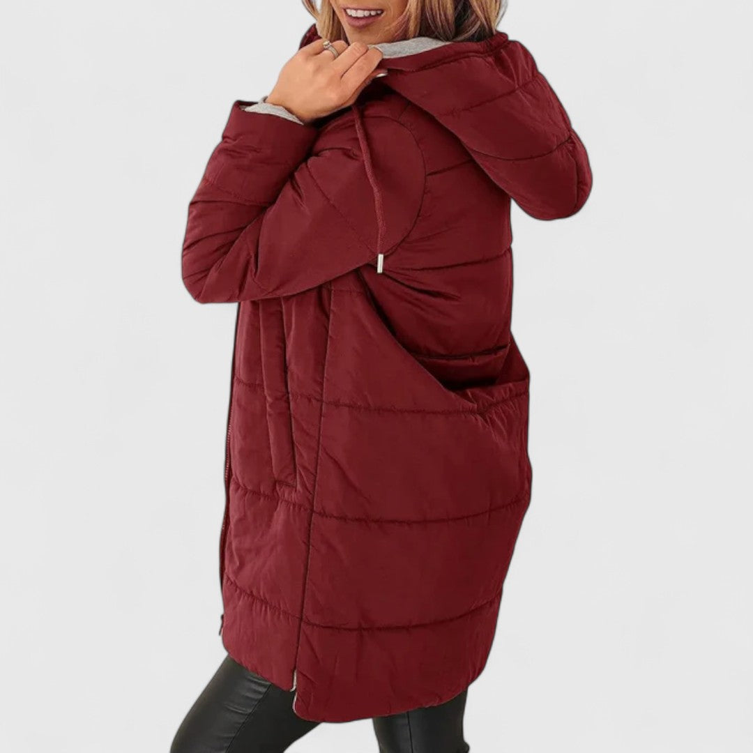 Ainsley - Chic Casual Hooded Jacket for Effortless Style
