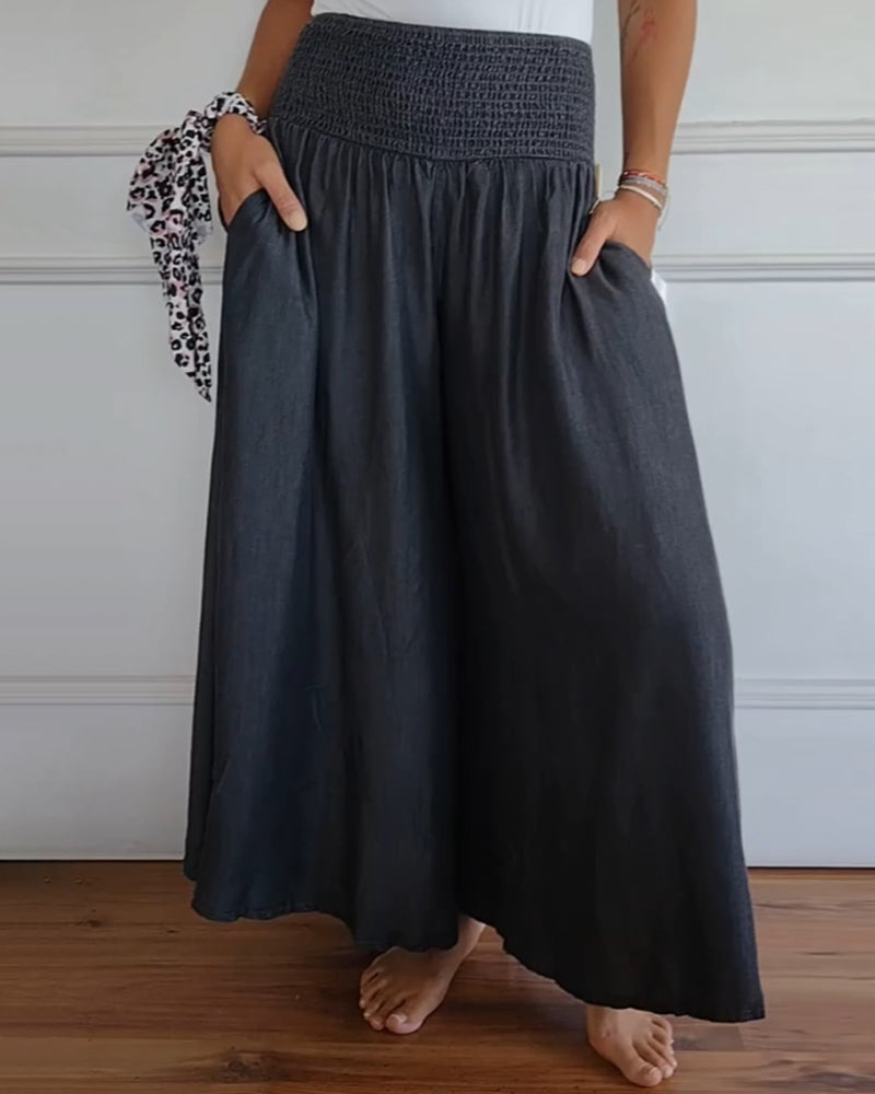 EMILIA – Wide and Comfortable High-Waisted Pants
