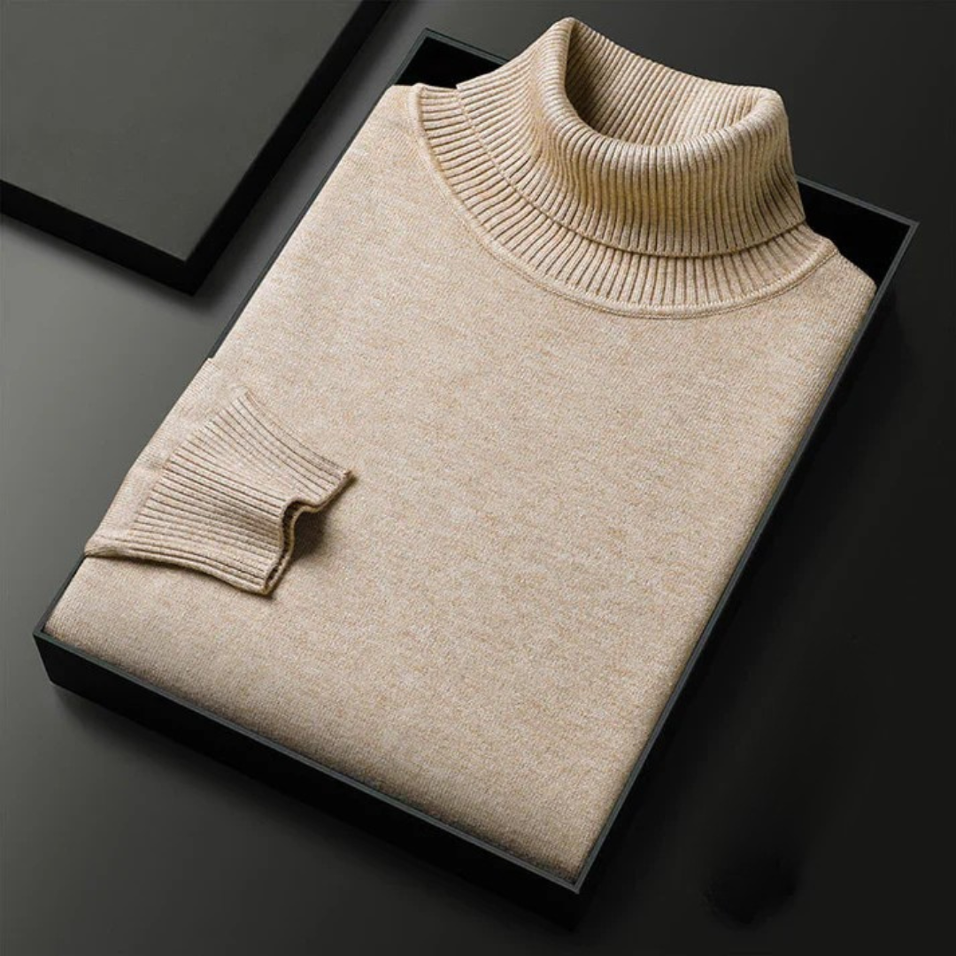 Monte Carlo Cashmere Turtleneck Sweater - Luxuriously Soft & Timeless