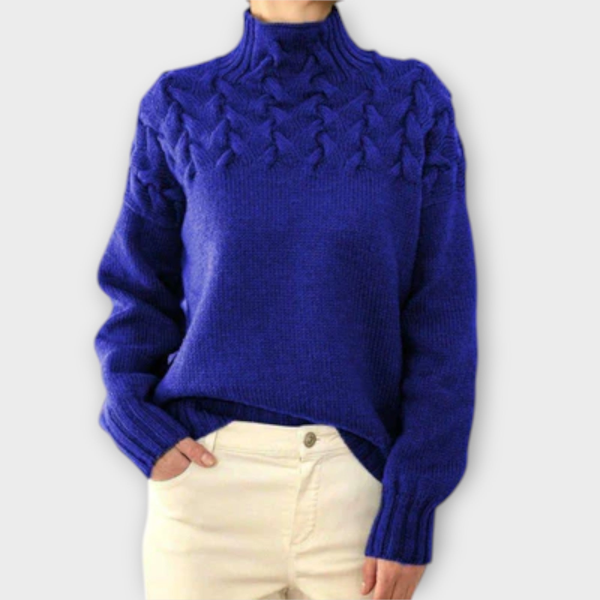 Tina - Cable Knit Sweater for Stylish Warmth