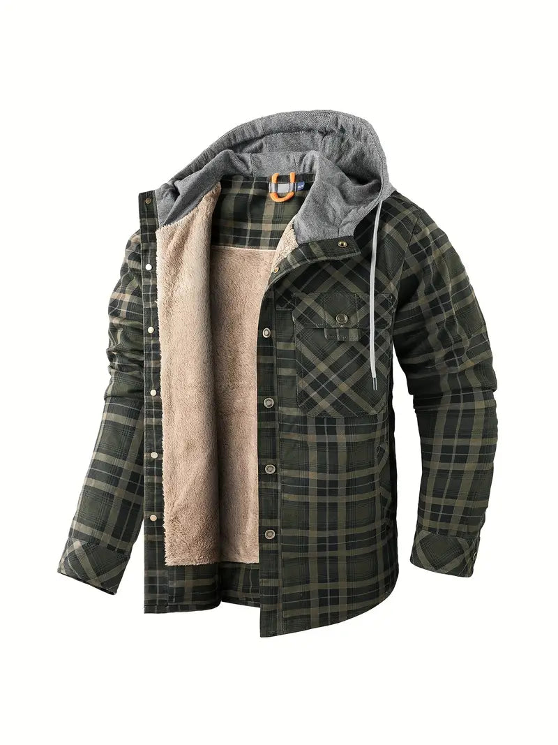 Wyatt - Must-Have Hooded Checked Jacket for Stylish Comfort