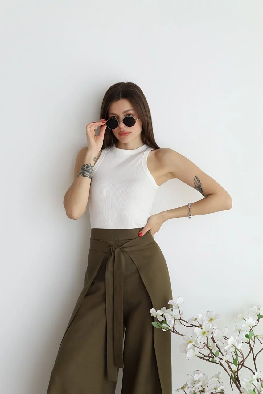 Maelis - Wide-Leg Linen Pants for a Comfortable and Chic Style