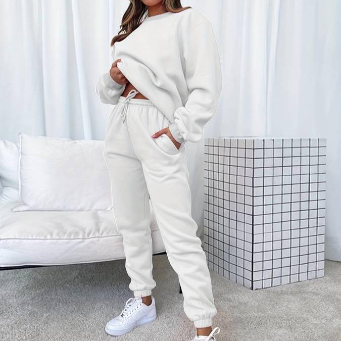 Jenna Damen Set: Stylish & Comfortable Sweatshirt and Jogger Set for Women