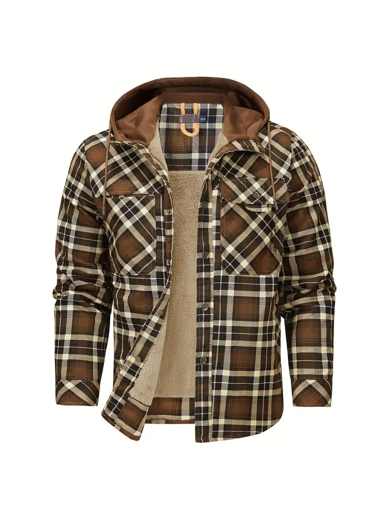 Wyatt - Must-Have Hooded Checked Jacket for Stylish Comfort