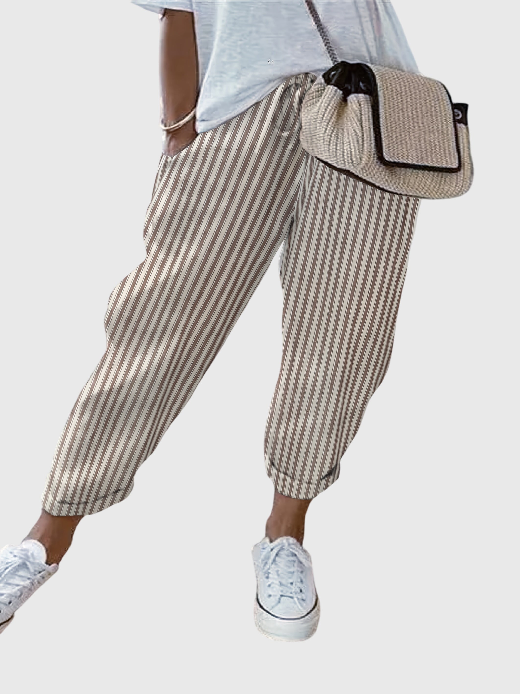 Amelia - Elegant Striped Pants for a Chic and Comfortable Style