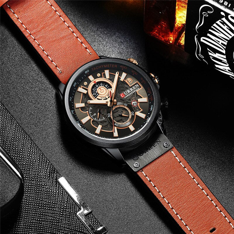 Multifunction Quartz Watch with Built-in Calendar