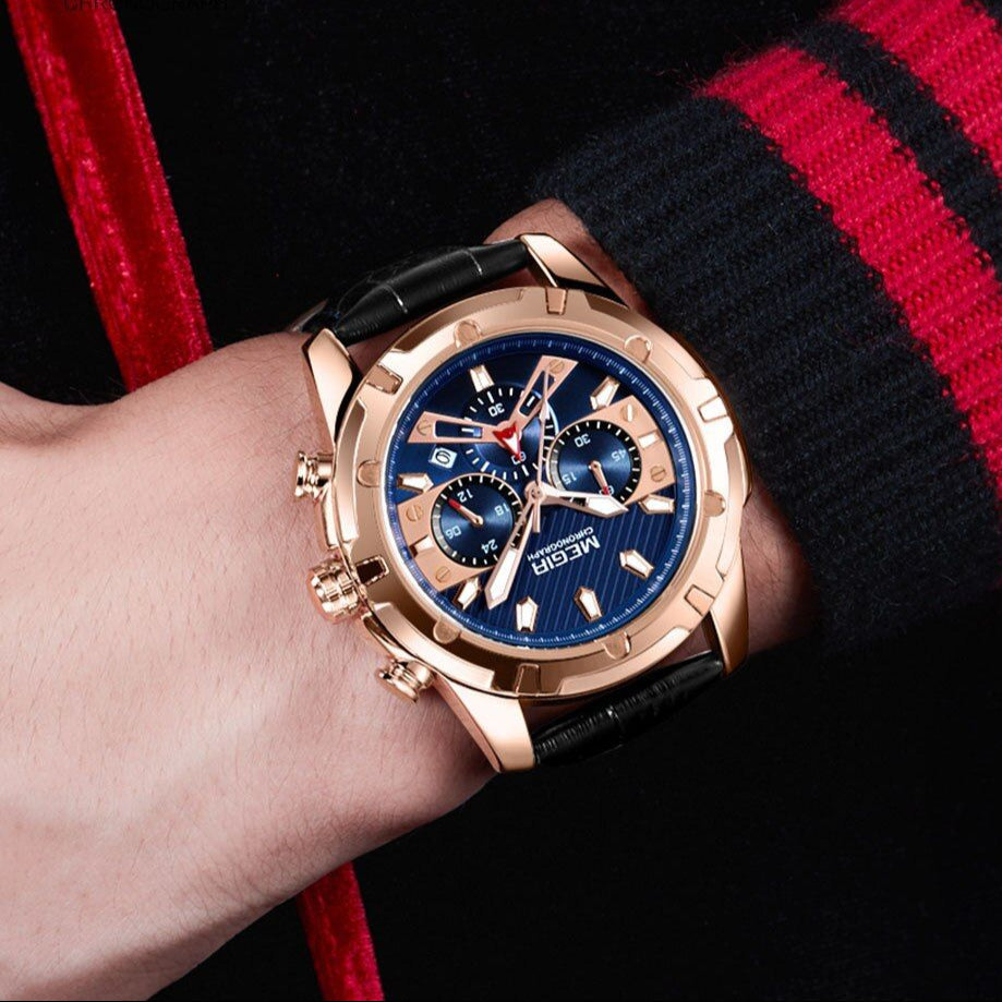 Luxury Military Chronograph Watch for Sports