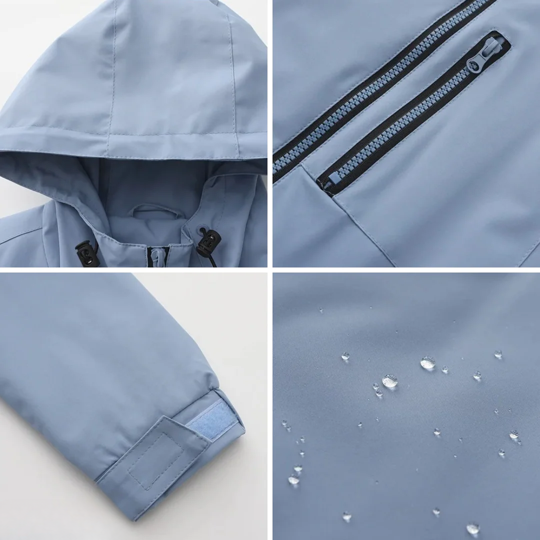 Agnessa | Long waterproof jacket for every season