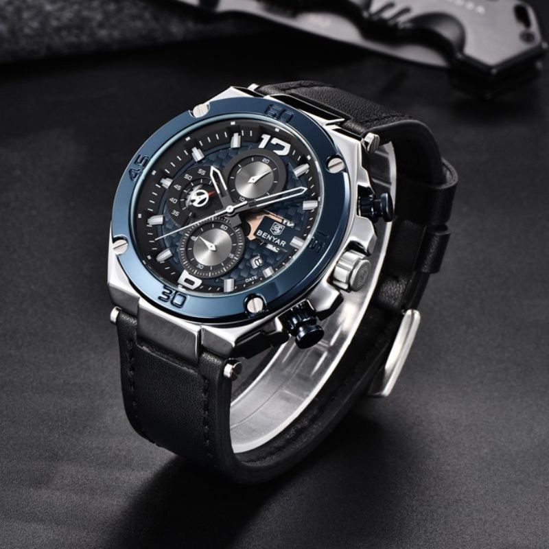 Multifunction Sports Quartz Chronograph Watch