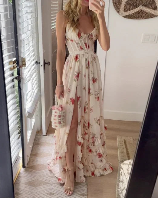 Floral Print Midi Dress