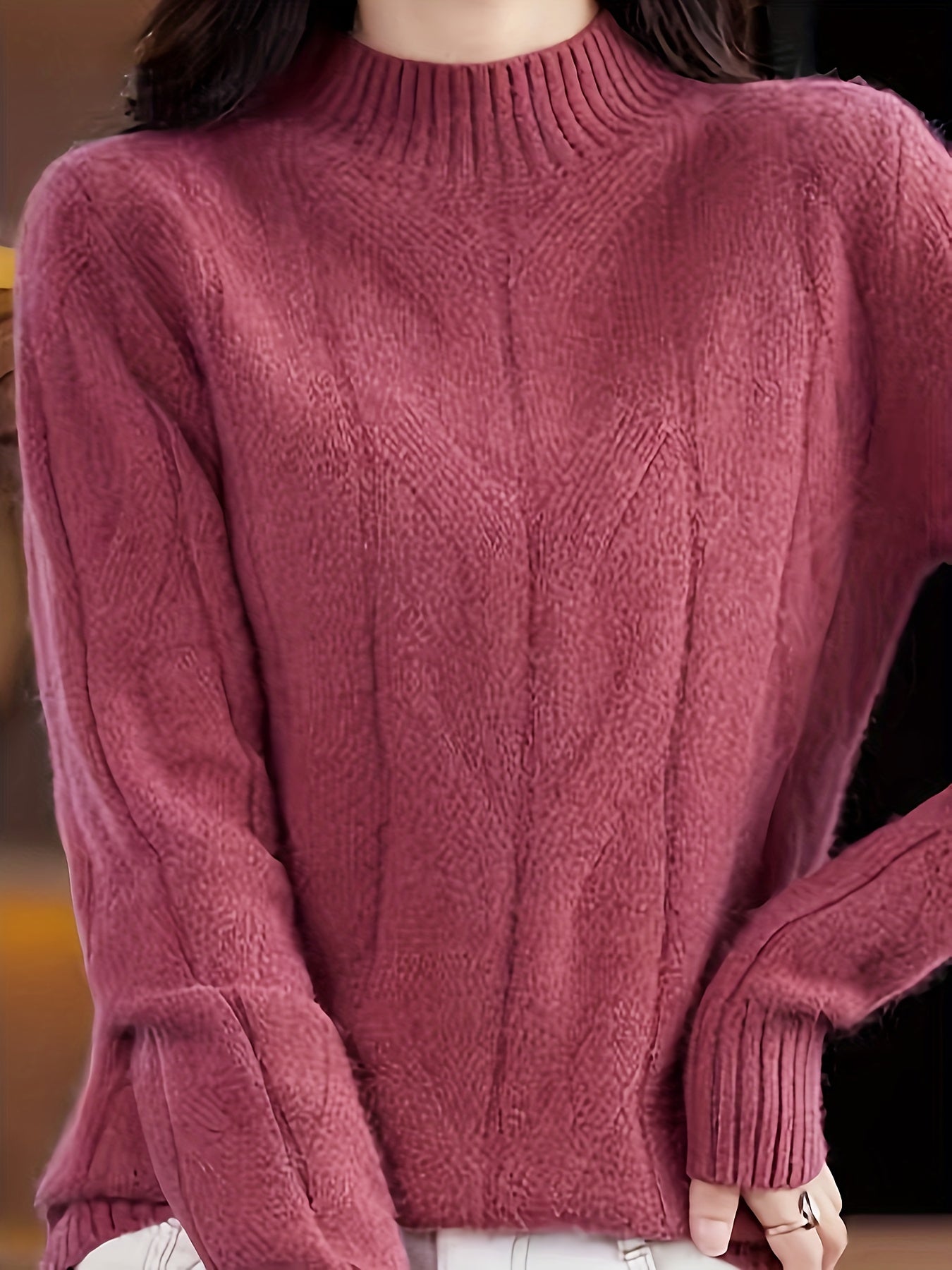 Karmen - Warm Retro Knit Sweater for a Comfortable Vintage Style