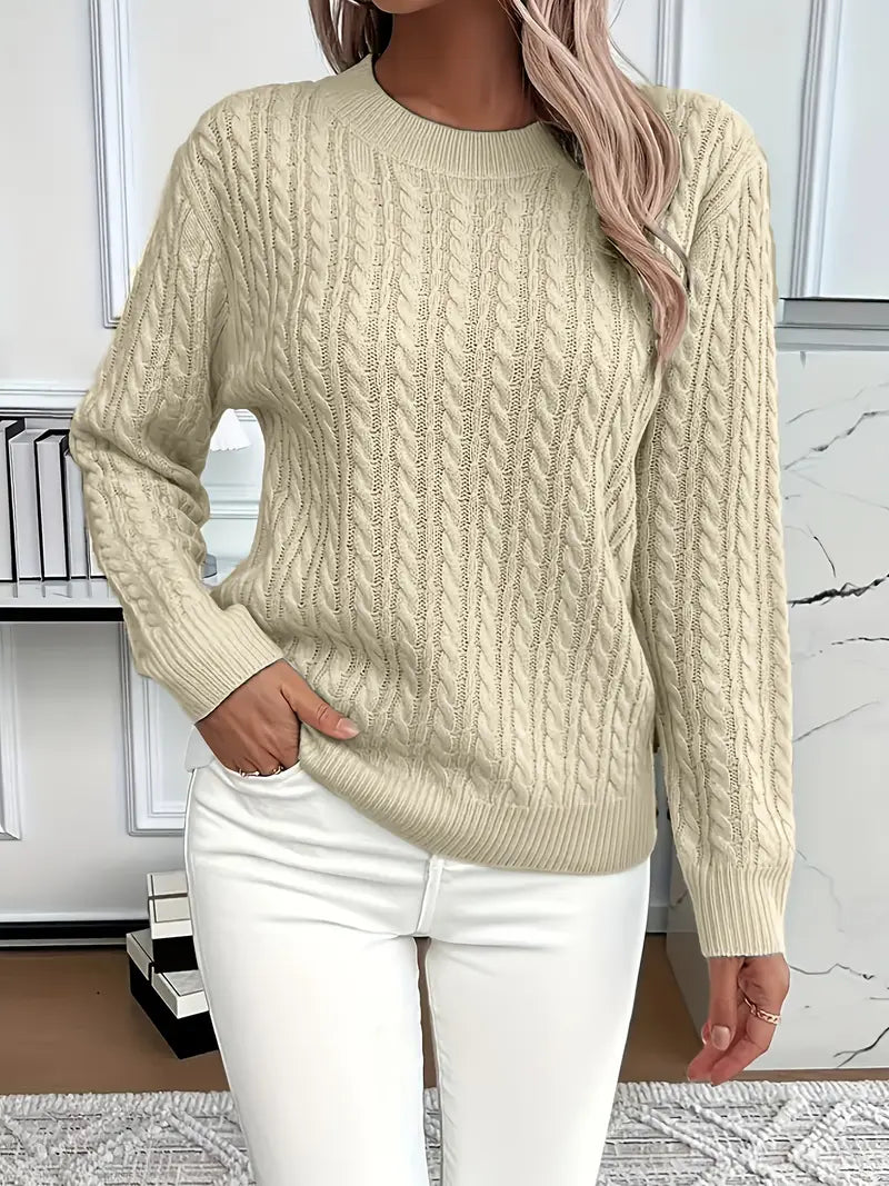 Alexie - Ribbed Knit Pullover for a Classic and Comfortable Style