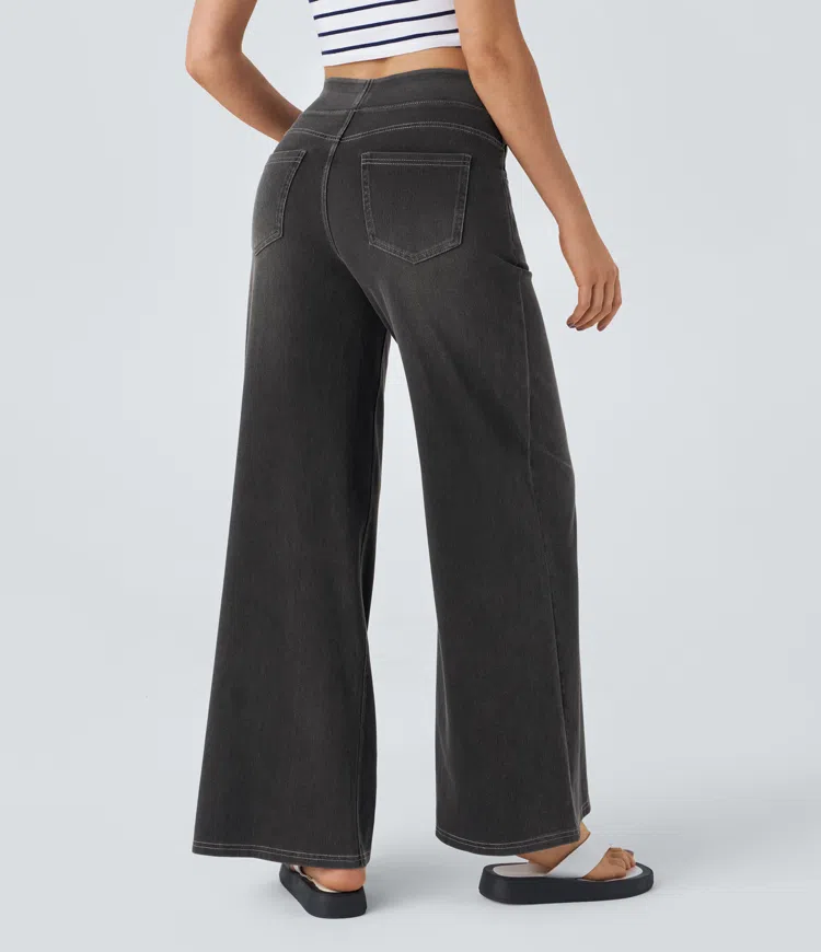Solène - Wide Leg Jeans with Relaxed Fit