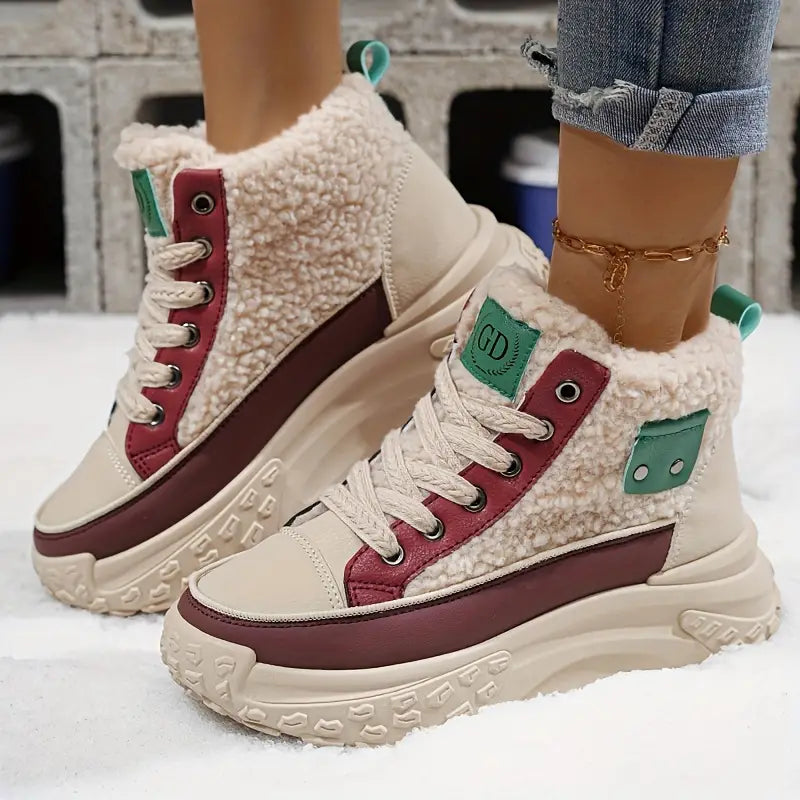 Maureen – Plush-Lined Ankle Boots for Stylish Comfort