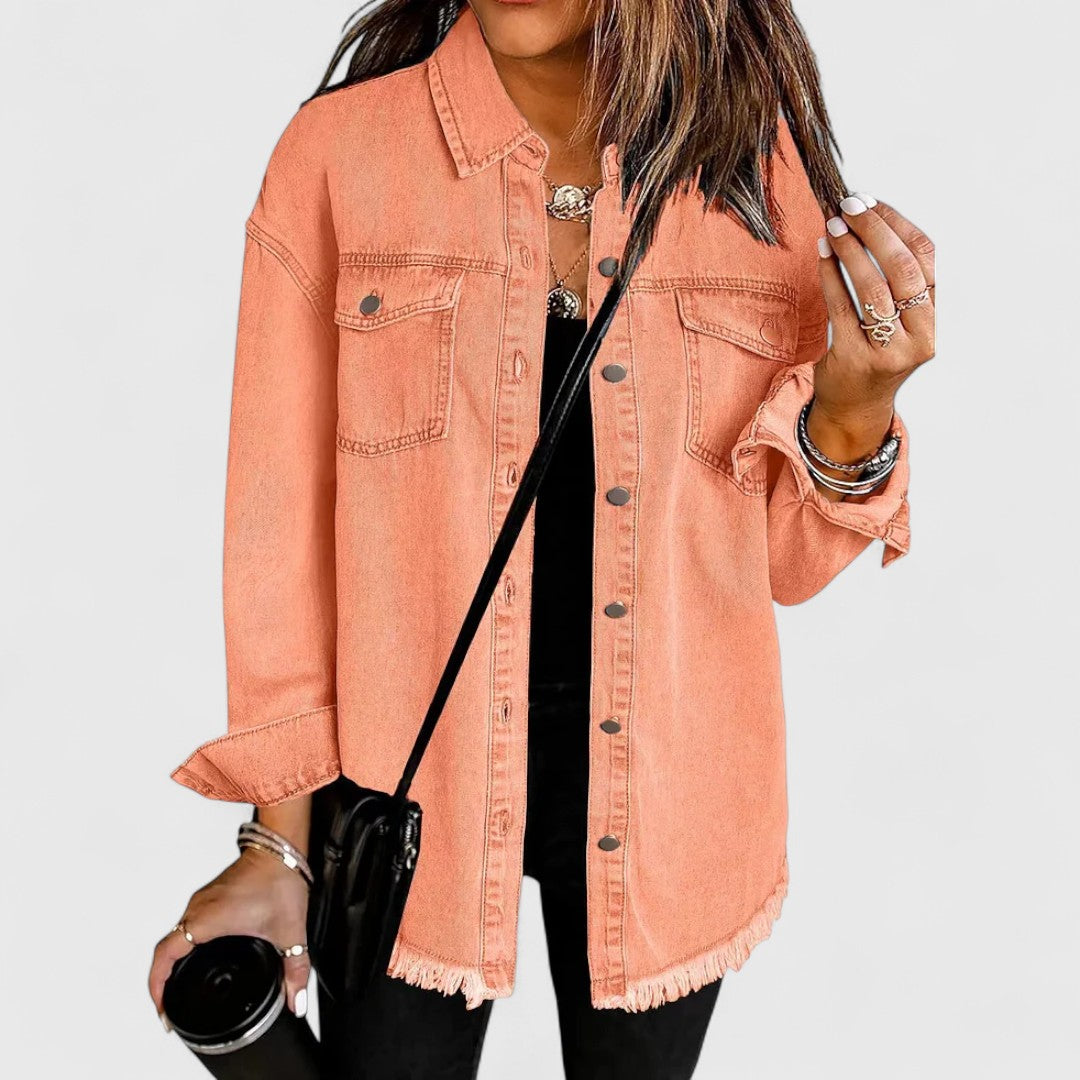 Kristin - Timeless Classic Denim Jacket for Effortless Style