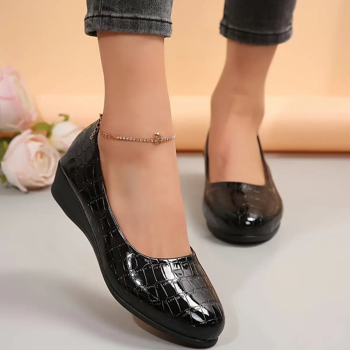 Rebekah - Comfortable Breathable Faux Leather Shoes