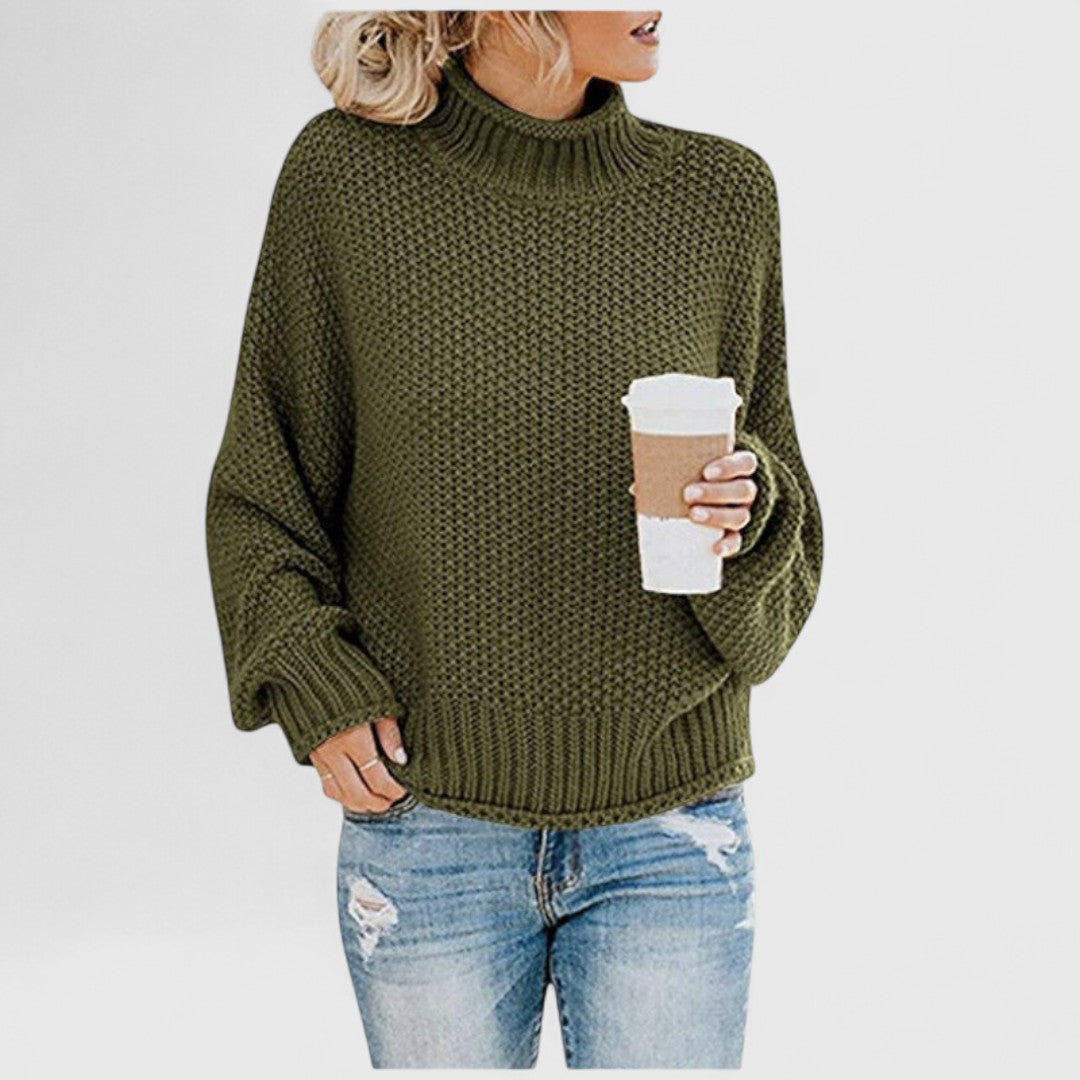 Enine - Ultra-Modern Cozy Turtleneck Sweater