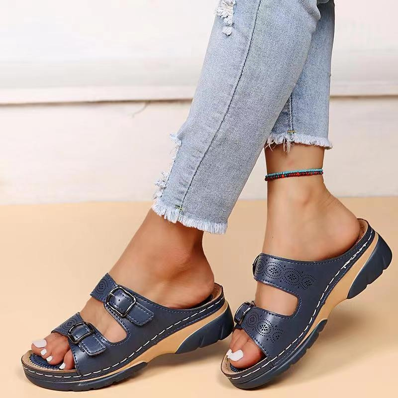 Liv™ | Elegant Synthetic Leather Orthopedic Sandals