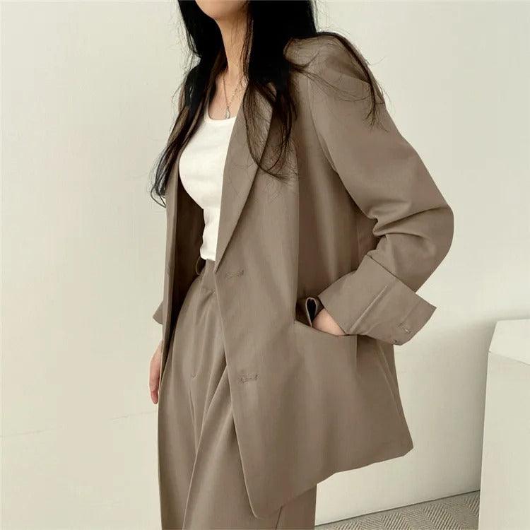 Hailey | Elegant Women's Suit with Long Blazer and Sophisticated Tailored Set