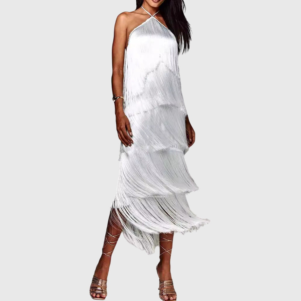 Artiselle Tassel Dress - Elegant Fringe Detail