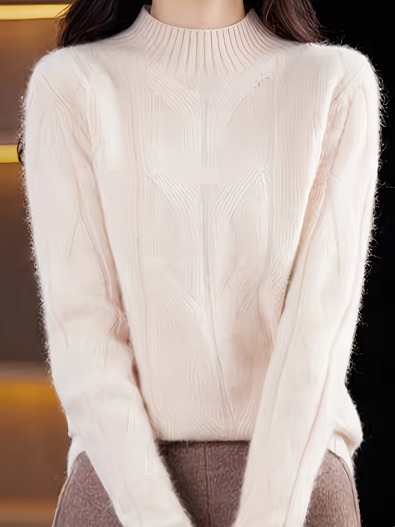 Karmen - Warm Retro Knit Sweater for a Comfortable Vintage Style