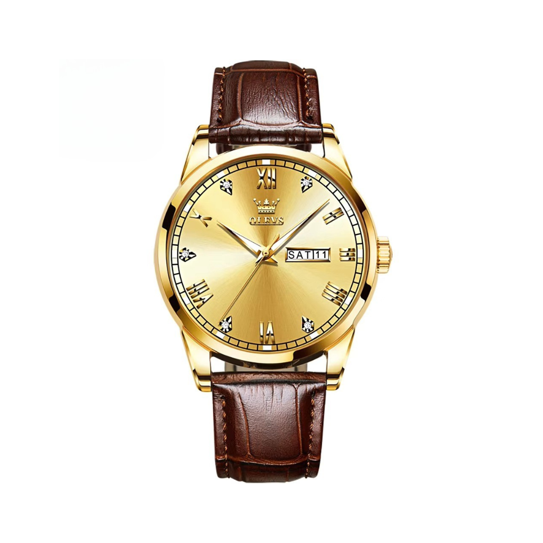 Elegant Business Style Analog Quartz Couple Watch