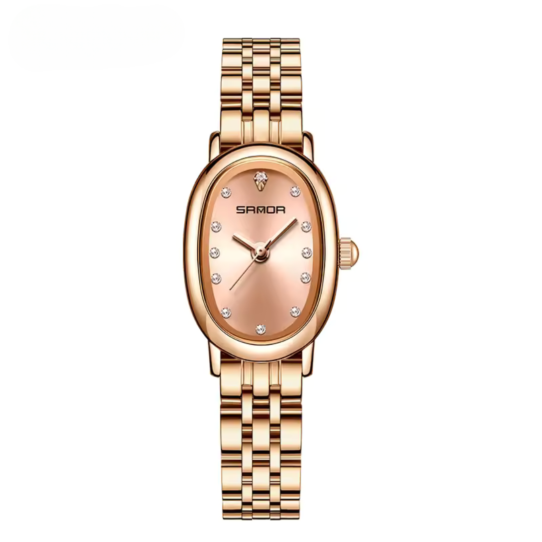 Elegant Oval Vintage Quartz Watch