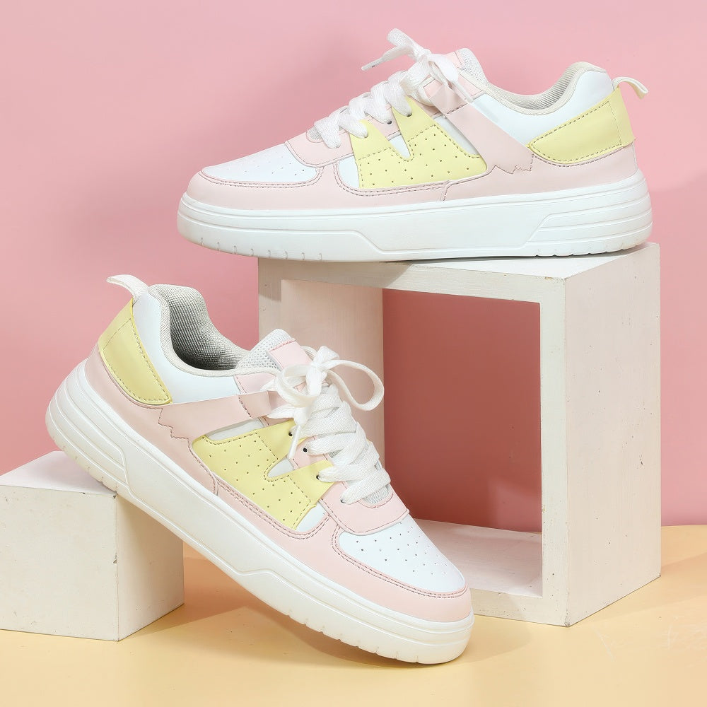 All-Day Comfort Ergonomic Women's Lace-Up Sneakers