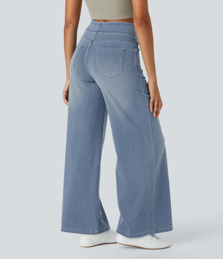 Solène - Wide Leg Jeans with Relaxed Fit