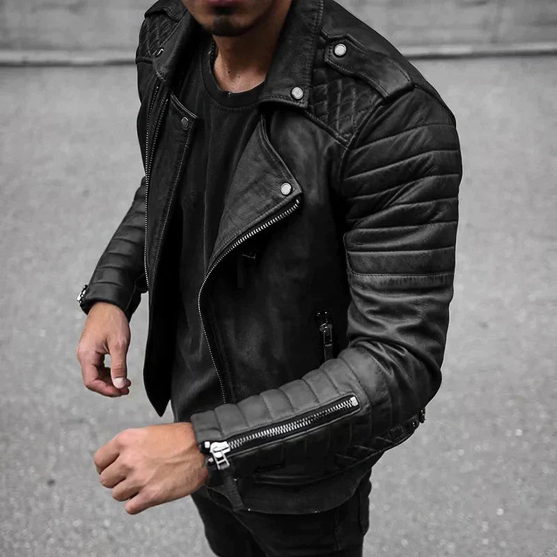 Isaiah - Men's Leather Jacket for Stylish Comfort