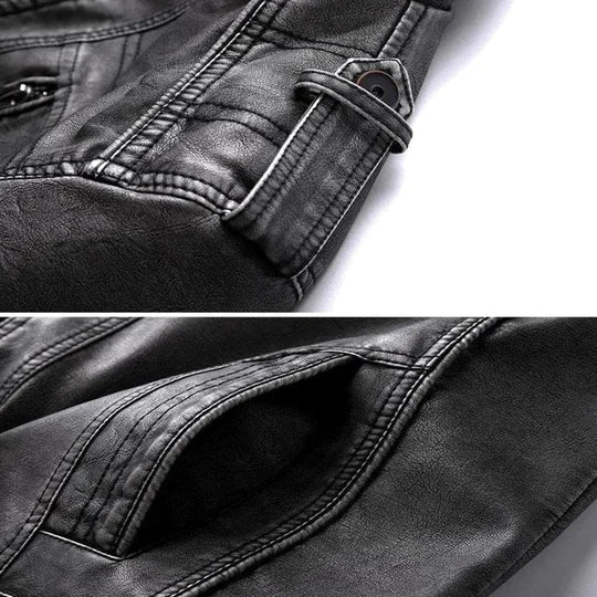 William - Stylish Faux Leather Jacket for a Trendy Look