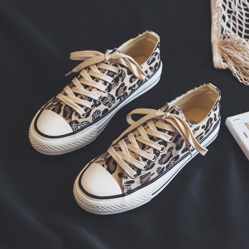 High-Top Sneakers with Animal Print for Men and Women – Bold and Modern Style