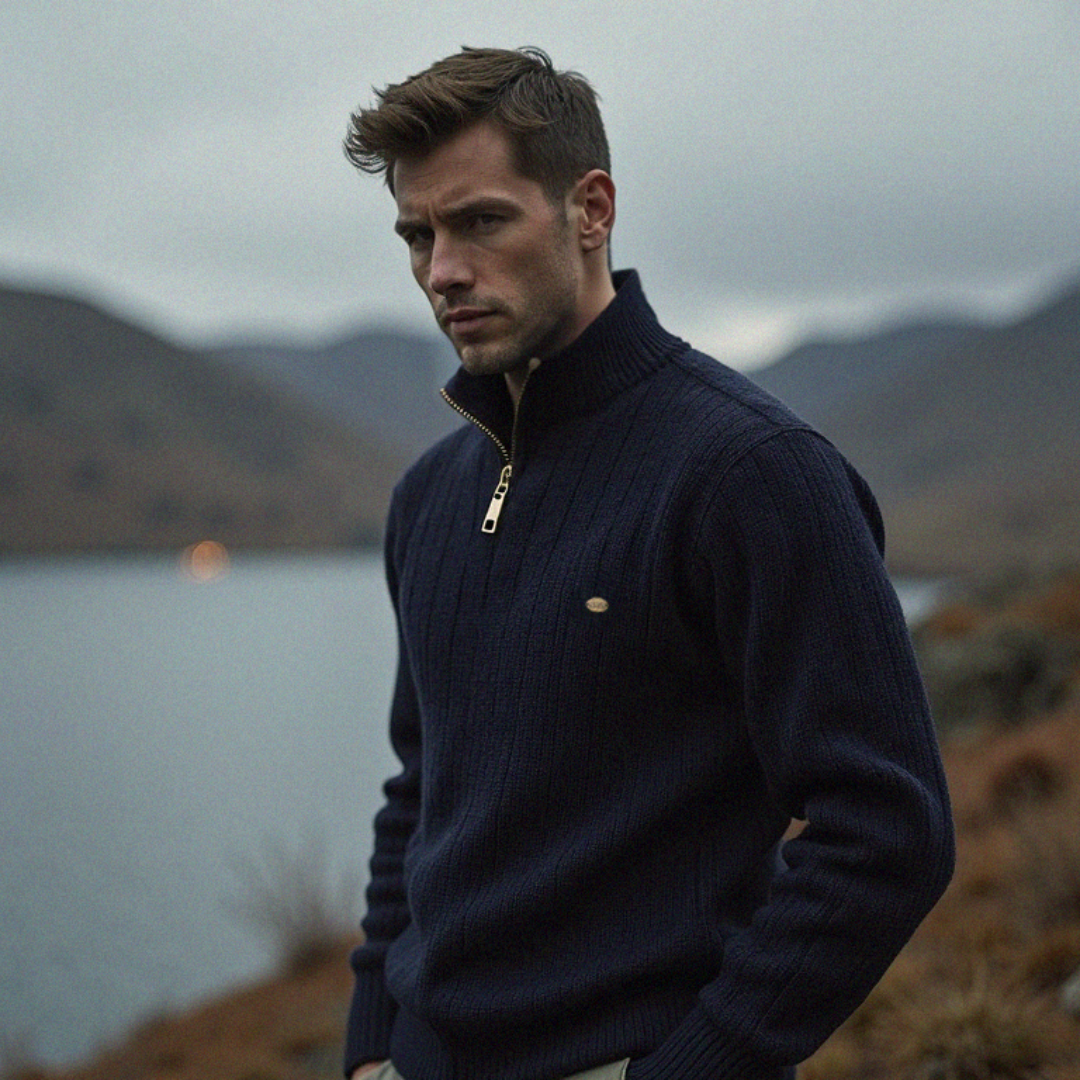 Viggo | Luxe Half Zip Sweater for Stylish Comfort
