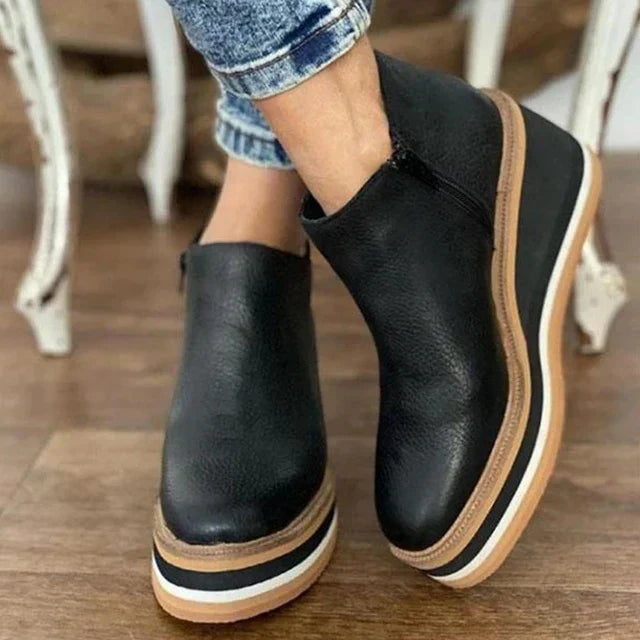 Stylish Waterproof Zip Boots for Elegant Look