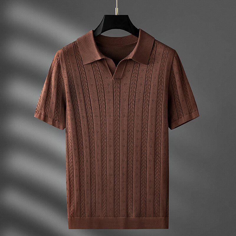 Jerome Prestige Knitted Polo for a versatile and elegant style
