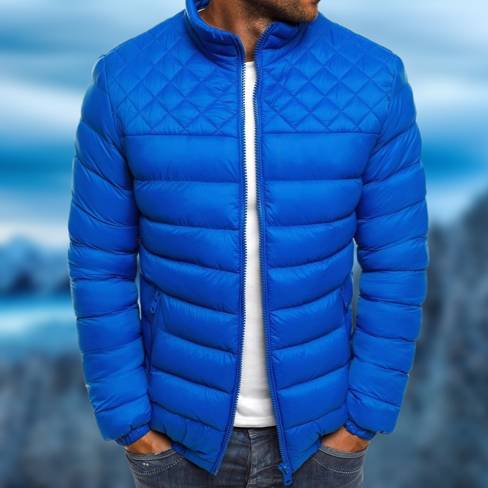 Bryson | Elegant Stand Collar Puffer Jacket for Stylish Comfort