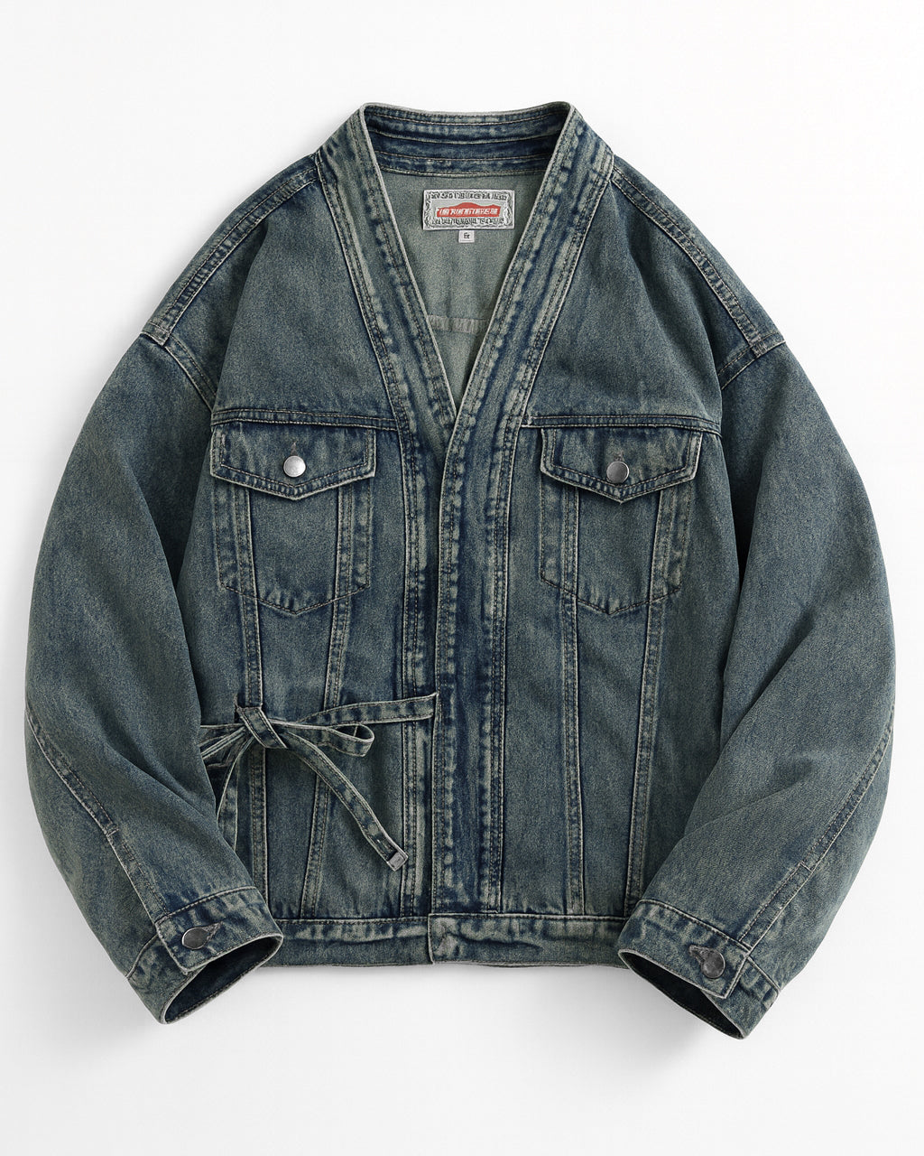 The Perfect Combination of Style and Comfort: Classic Kimono Denim Jacket