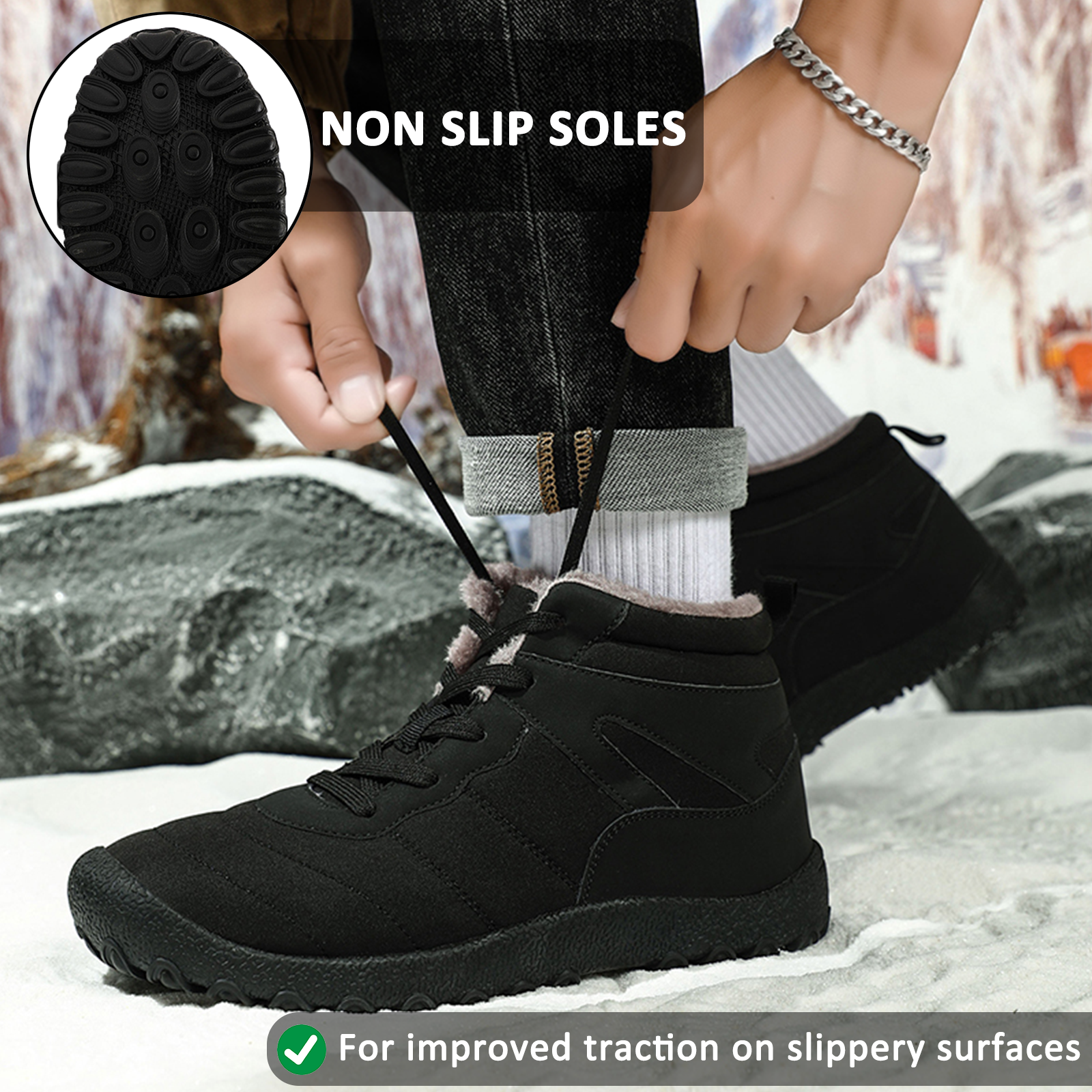 Cold-Proof Hiking Boots for Men – Comfortable and Non-Slip