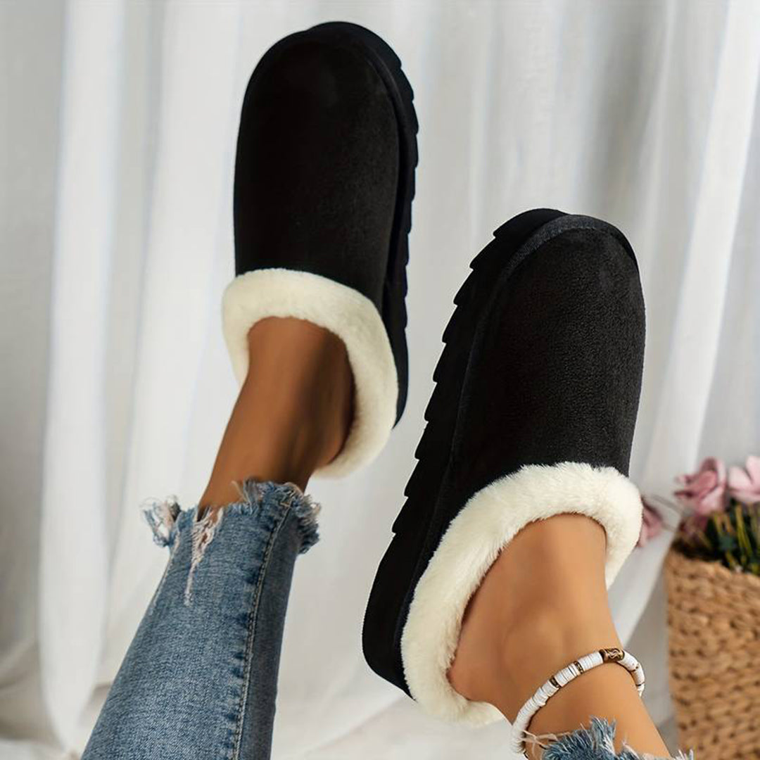 Warm and Stylish Slip-On Ankle Boots for Women – Comfort and Fashion for Your Winter Adventures