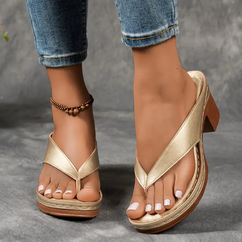 Aurelia™ | Comfortable Chunky Heel Sandals for an Unmatched Style